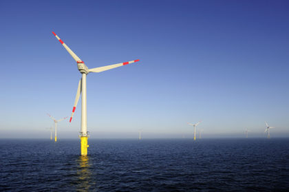 Alpha Ventus - Deutschland erster deutscher Offshore-Windpark. 