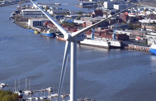 Windenergieanlage in Bremerhaven