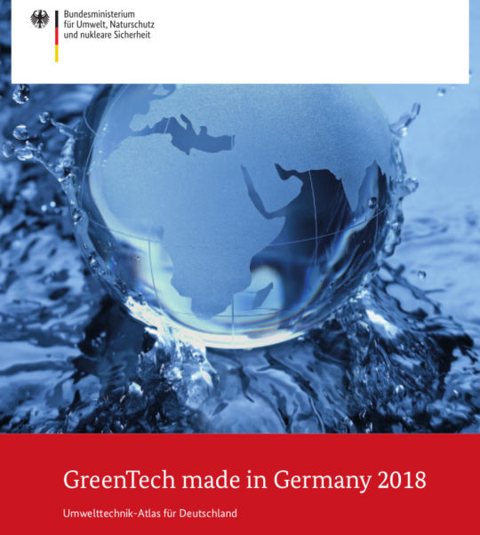GreenTech made in Germany 2018: Umwelttechnik-Atlas für Deutschland