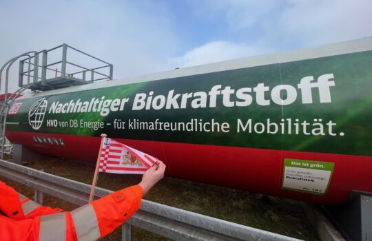 Bringt Biokraftstoff als Dieselersatz auf die Schiene: die Freie Hansestadt Bremen. Foto: Helmut Stapel