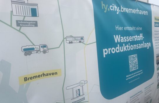 Bringt die gesamte Wertschöpfungskette beim Wasserstoff zusammen: HY.City.Bremerhaven. Foto: Helmut Stapel