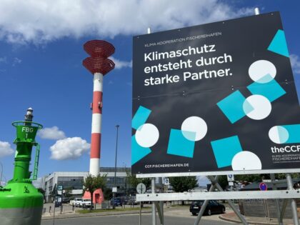 Kommt mit Energie und Einsatz gut voran: die Klima Kooperation Fischereihafen. Foto: Stop press/Helmut Stapel